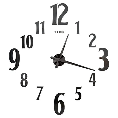 2D/3D Large Roman Numeral Acrylic Mirror Wall Quartz Clocks - Watch Home Decoration 