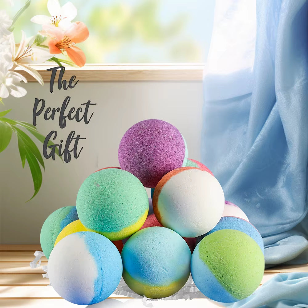 Bath Bombs for Kids with Surprise Inside, 15 Pack Kids Bath Bombs Gift Set, Natural Organic Kids Bubble Bath Fizzy with Bath Toy