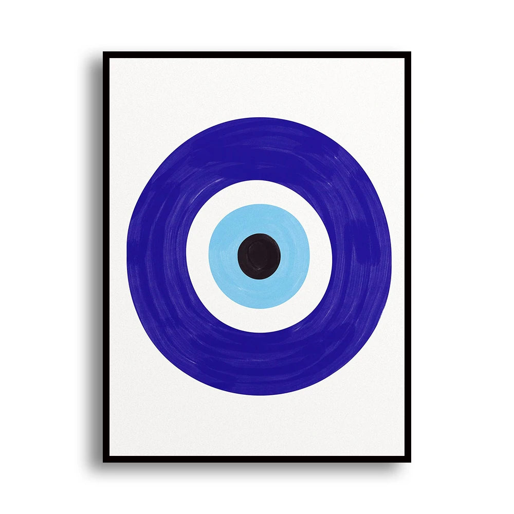 Evil Eye Wall Art - Nazar Boncuğu -  Turkish Evil Eye Nazar Poster