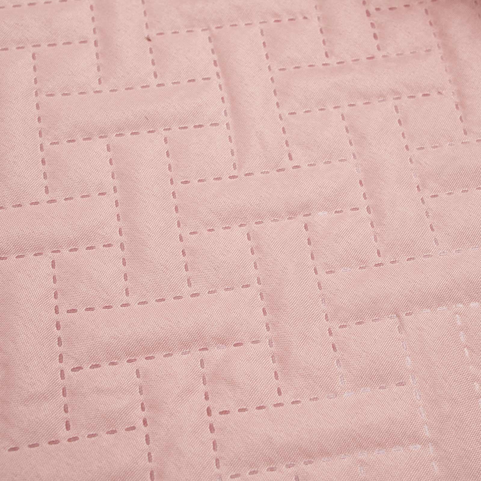 Brentfords Geo Quilted Bedspread Blanket Pinsonic Throw Large Sofa Comforter