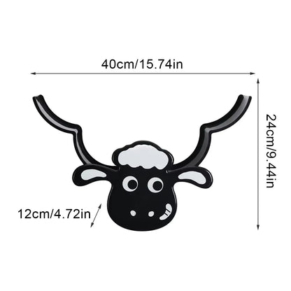 Sheep Toilet Paper Holder Rack Cute Toilet Paper Roll Holder 7 Rolls Funny Wall Mount Toilet Paper Storage for Bathrooms Kitchen